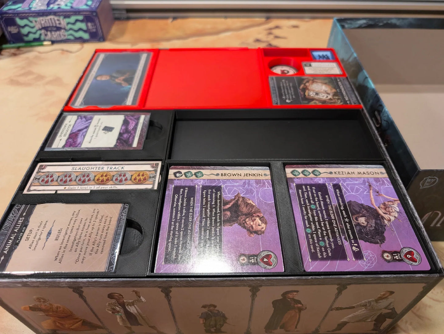 Cthulhu Death May Die Insert (Holds Season 1, 2, 3, 4, Unknowable, Goat, Yog, Ithaqua, Animal Allies) - KreativLayers