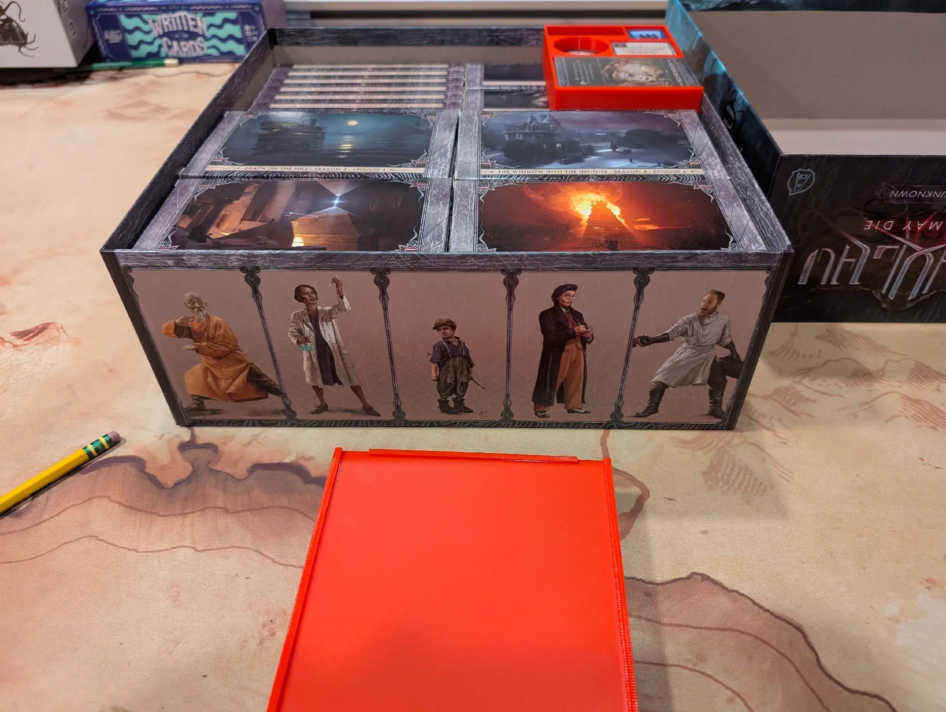 Cthulhu Death May Die Insert (Holds Season 1, 2, 3, 4, Unknowable, Goat, Yog, Ithaqua, Animal Allies) - KreativLayers