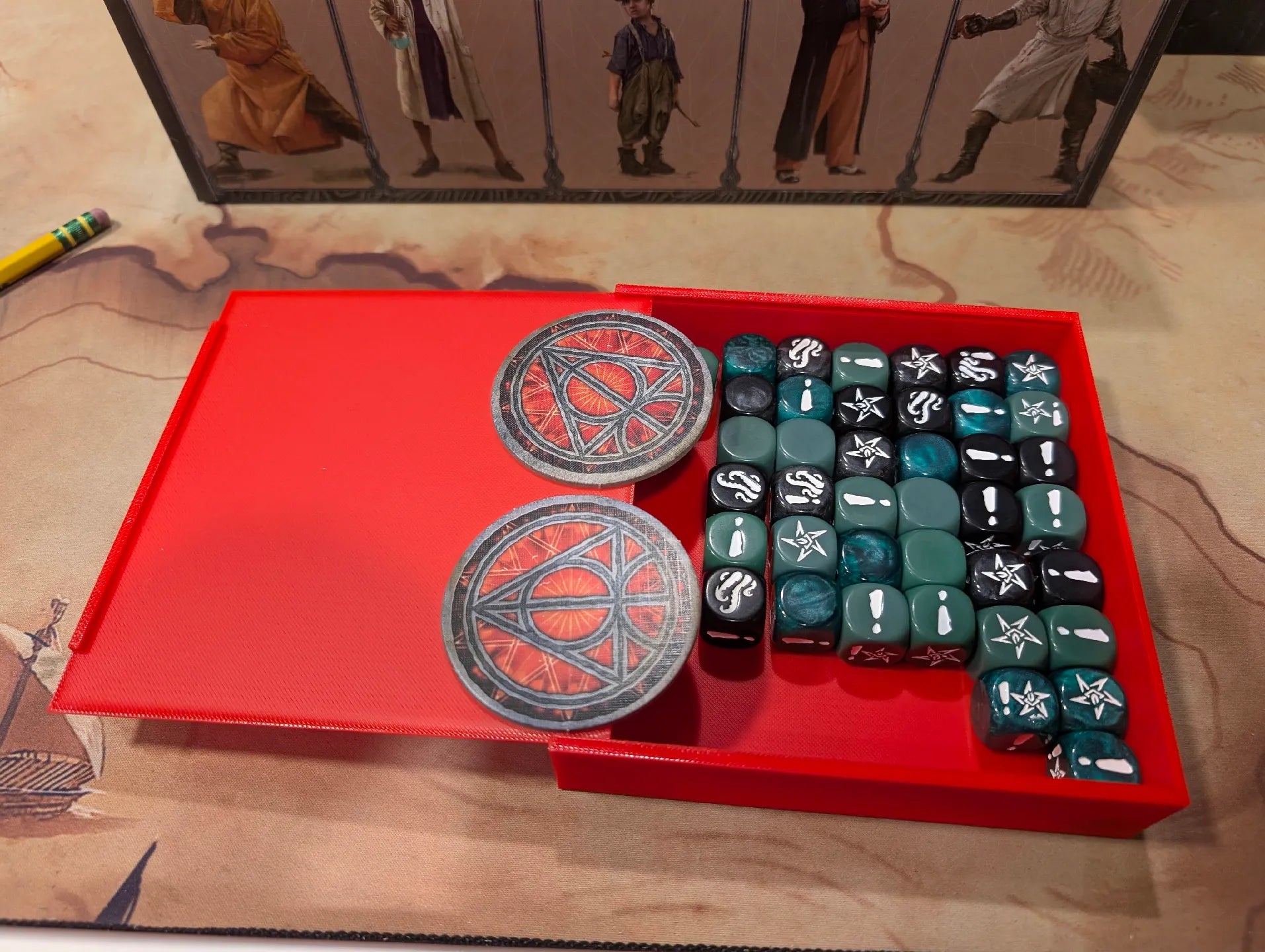 Cthulhu Death May Die Insert (Holds Season 1, 2, 3, 4, Unknowable, Goat, Yog, Ithaqua, Animal Allies) - KreativLayers